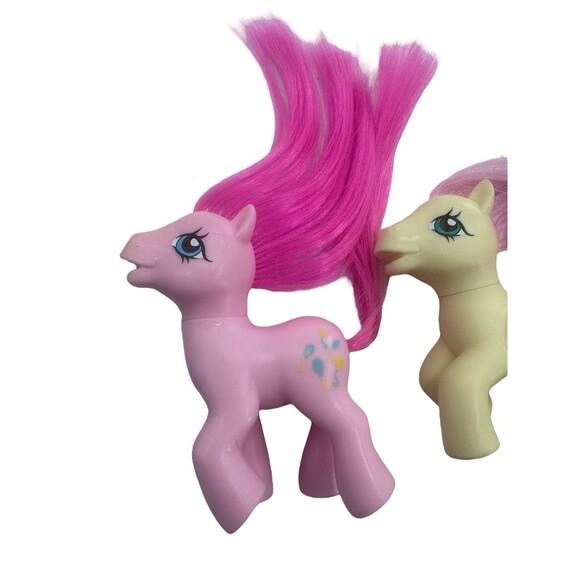 My Little Pony 2019 Retro Rainbow Lot Of 3 Pink Butterfly 6” Fast Shipping - Picture 11 of 16